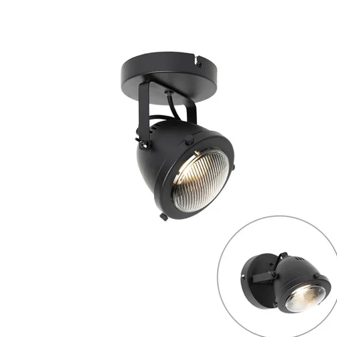Industrieller Spot schwarz verstellbar - Emado