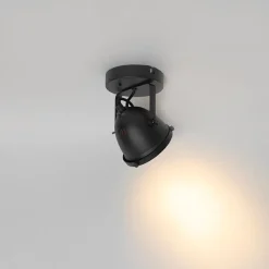 Industrieller Spot schwarz verstellbar - Emado