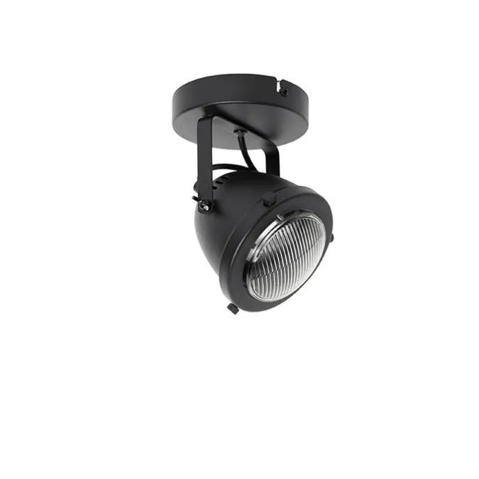Industrieller Spot schwarz verstellbar - Emado