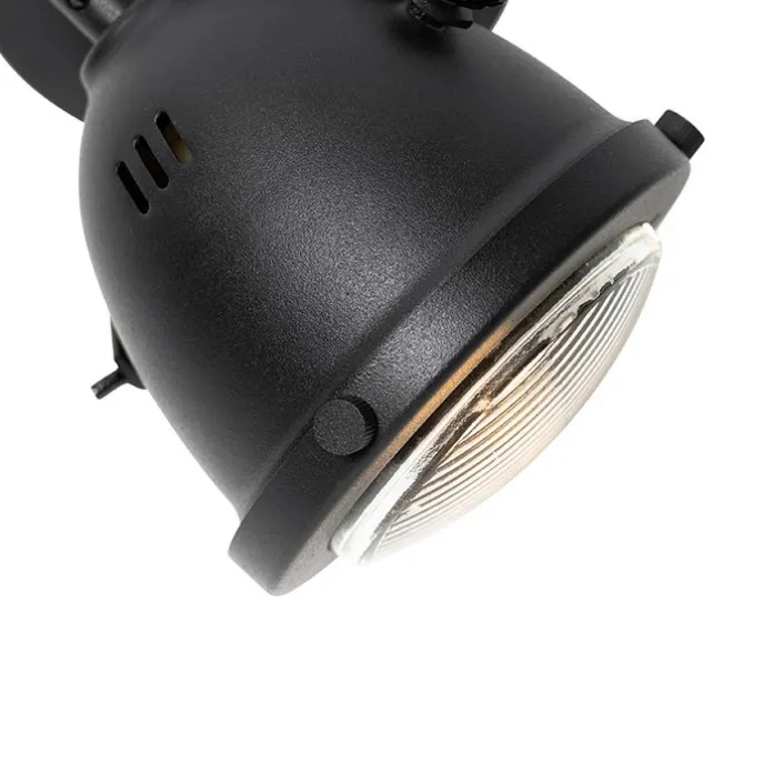 Industrieller Spot schwarz verstellbar - Emado