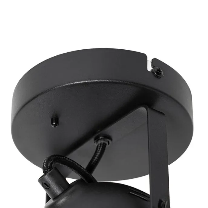 Industrieller Spot schwarz verstellbar - Emado