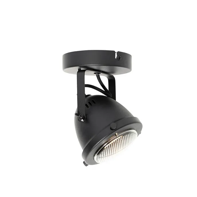 Industrieller Spot schwarz verstellbar - Emado