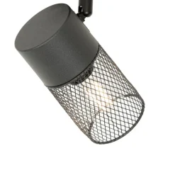 Industrieller Spot schwarz verstellbar – Jim