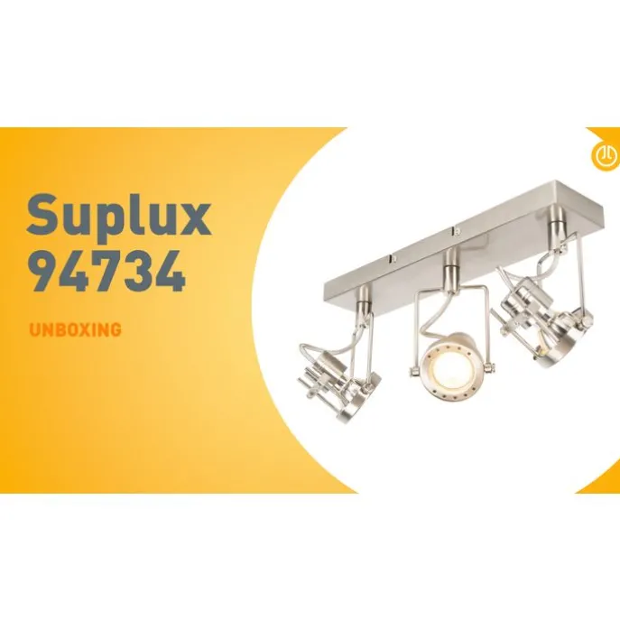 Industrieller Spot stahl 3-flammig kippbar - Suplux