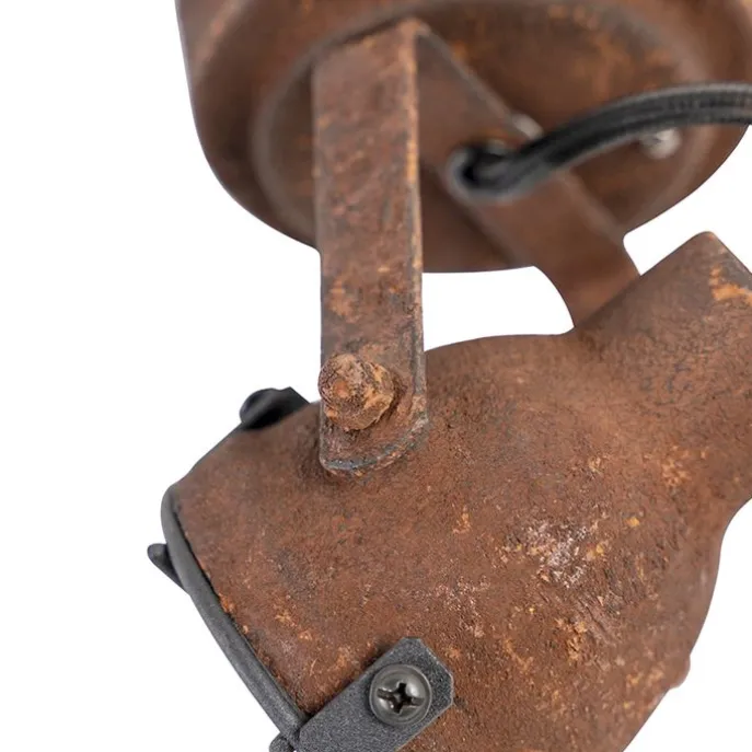Industrieller Strahler Rostbraun drehbar und neigbar - Sorra