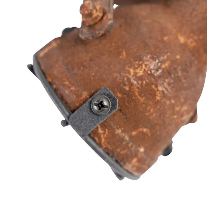 Industrieller Strahler Rostbraun drehbar und neigbar - Sorra