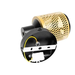 Industrielles Fleckschwarz mit Gold - Kayden