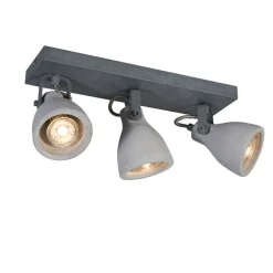 Industriespot grauer Beton 3-flammig - Creto
