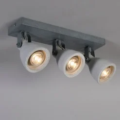 Industriespot grauer Beton 3-flammig - Creto