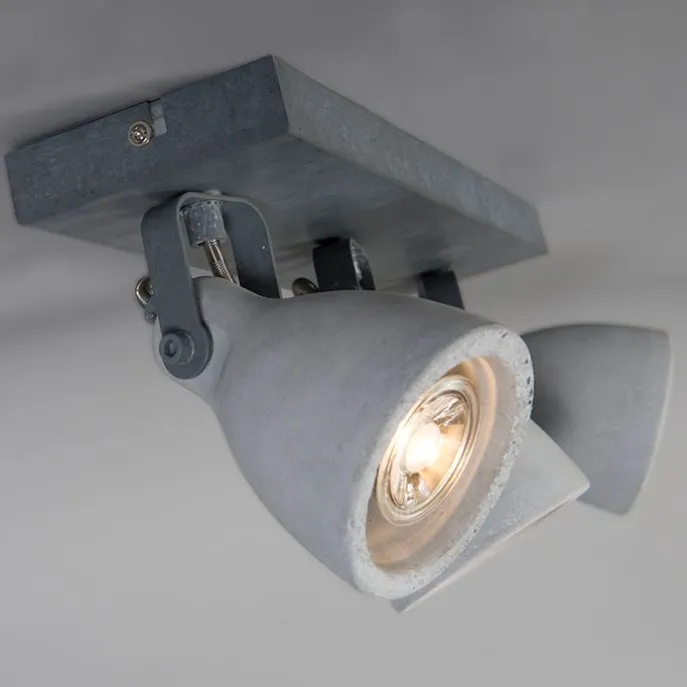 Industriespot grauer Beton 3-flammig - Creto