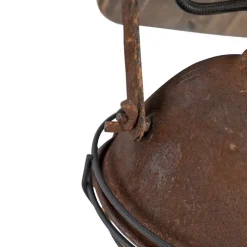 Industriespot rostbraun mit Holz kippbar - Gina