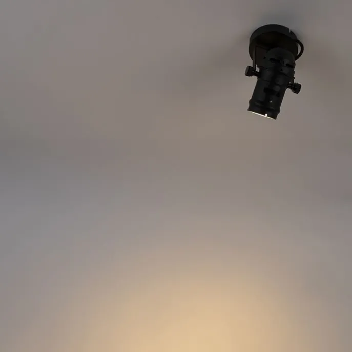 Industriespot schwarz dreh- und schwenkbar ohne Schirm - Movie