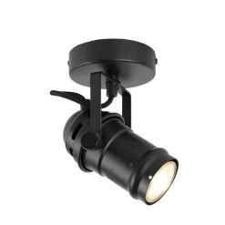 Industriespot schwarz dreh- und schwenkbar ohne Schirm - Movie