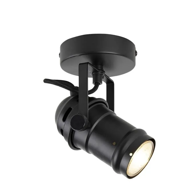 Industriespot schwarz dreh- und schwenkbar ohne Schirm - Movie