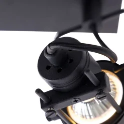 Industriespot schwarz 2-flammig - Suplux