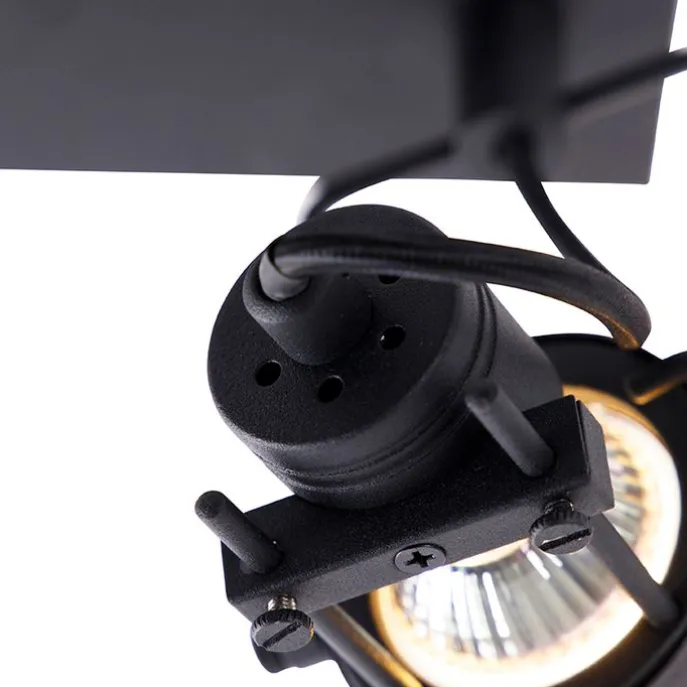 Industriespot schwarz 2-flammig - Suplux