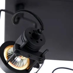 Industriespot schwarz 4-flammig - Suplux