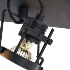 Industriespot schwarz 3-flammig - Suplux