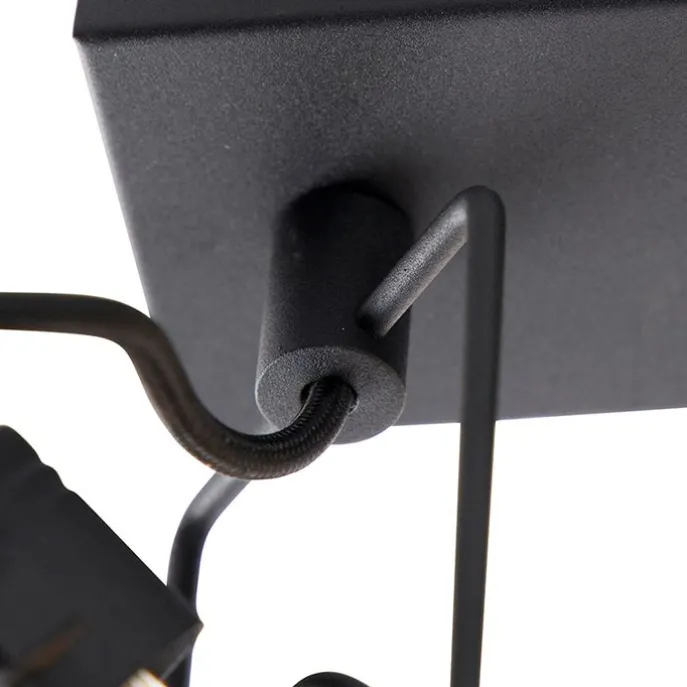 Industriespot schwarz 3-flammig - Suplux