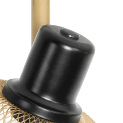 Industriespot schwarz mit goldenen 4-Lichtern - Bliss Mesh