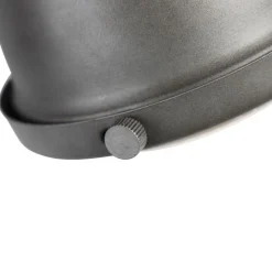 Industriespot Stahl mit Holz kippbar 3-Licht - Emado