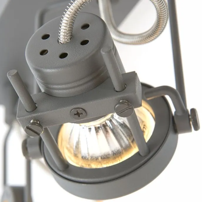 Industriestrahler anthrazit 3-Licht schwenkbar und neigbar - Suplux