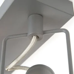 Industriestrahler anthrazit 3-Licht schwenkbar und neigbar - Suplux