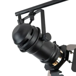 Industriestrahler schwarz 2-Licht mit Ventilen - Film