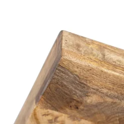 Industriestrahler schwarz mit Mangoholz 3 Lichter - Mangos