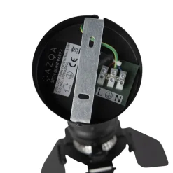 Industriestudio Spot schwarz GU10 mit Klappen - Film