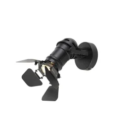 Industriestudio Spot schwarz GU10 mit Klappen - Film