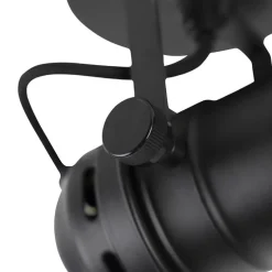 Industriestudio Spot schwarz GU10 mit Klappen - Film