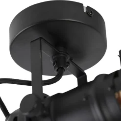 Industriestudio Spot schwarz GU10 mit Klappen - Film