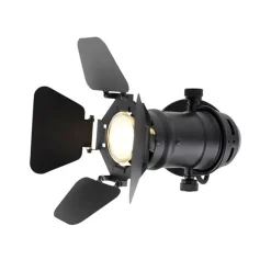 Industriestudio Spot schwarz GU10 mit Klappen - Film