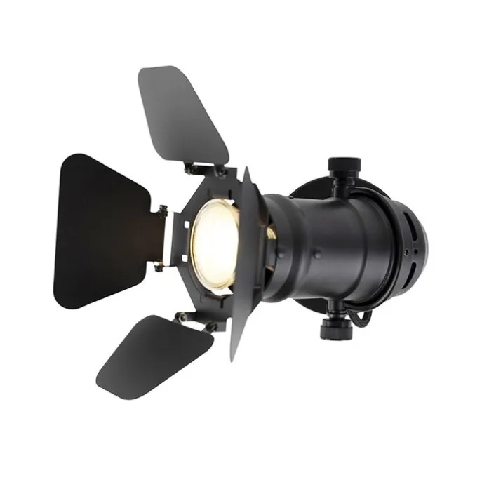 Industriestudio Spot schwarz GU10 mit Klappen - Film
