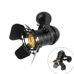 Industriestudio Spot schwarz drehbar und kippbar - Film