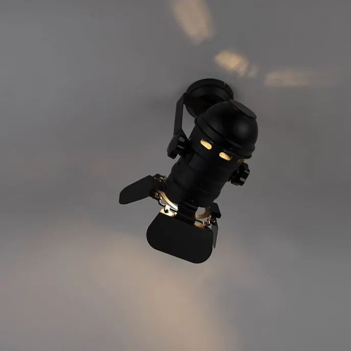 Industriestudio Spot schwarz drehbar und kippbar - Film