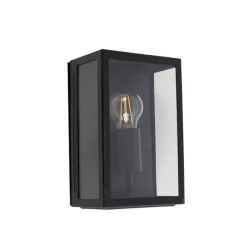 Intelligente Außenwandleuchte schwarz inkl. WLAN A60 IP44- Rotterdam 2