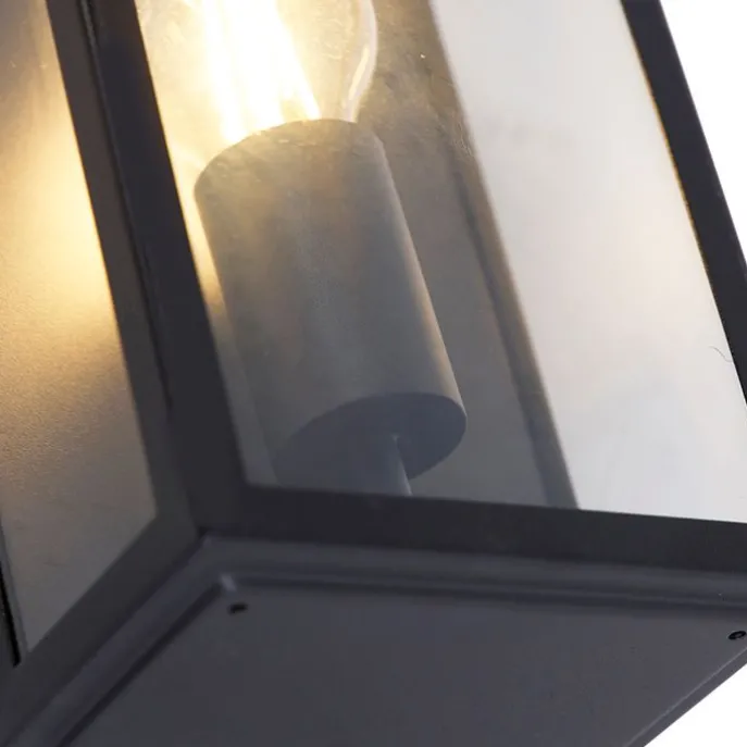 Intelligente Außenwandleuchte schwarz inkl. WLAN A60 IP44- Rotterdam 2