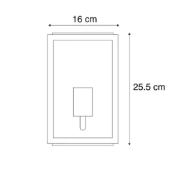 Intelligente Außenwandleuchte schwarz inkl. WLAN A60 IP44- Rotterdam 2