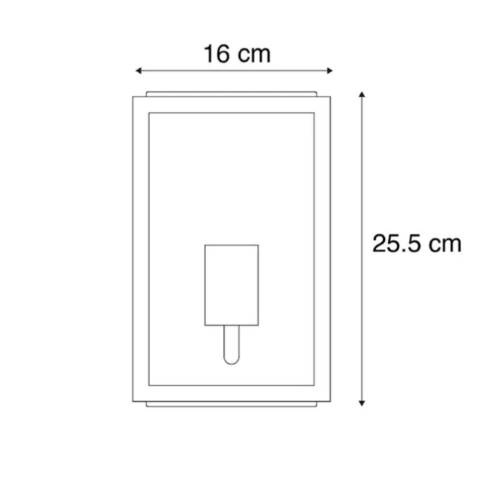 Intelligente Außenwandleuchte schwarz inkl. WLAN A60 IP44- Rotterdam 2