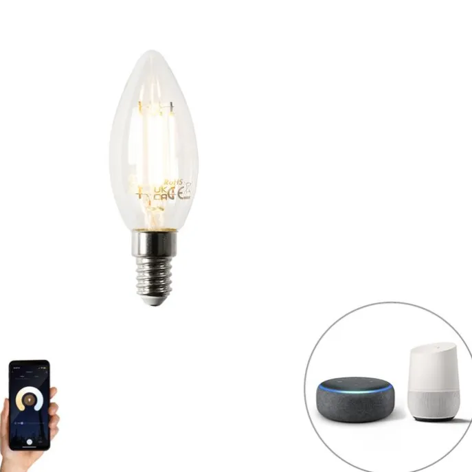 Intelligente dimmbare E14-LED-Lampe B35 4,5 W 470 lm 2700 K