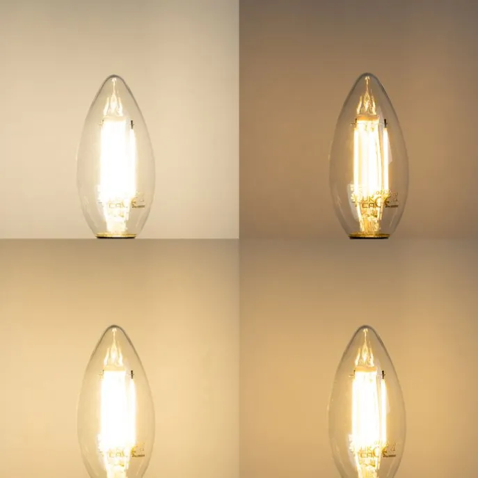 Intelligente dimmbare E14-LED-Lampe B35 4,5 W 470 lm 2700 K