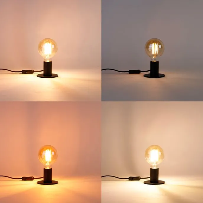 Intelligente E27-LED-Lampe, dimmbar bis warm, G95, Gold, 7 W, 806 lm, 1800 K – 3000 K