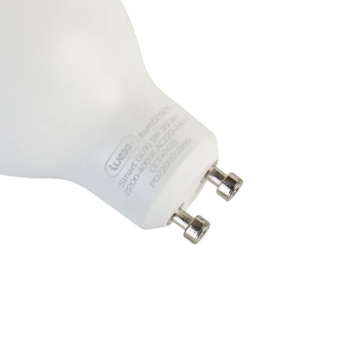 Intelligente GU10 RGBW LED-Lampe 5W 350 lm 2200-4000K