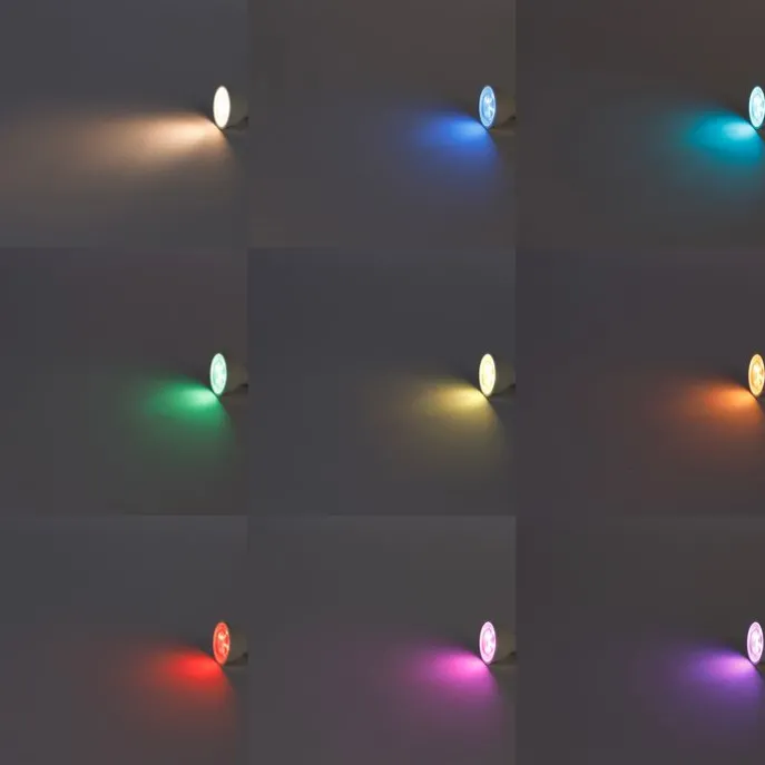 Intelligente GU10 RGBW LED-Lampe 5W 350 lm 2200-4000K