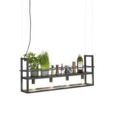 Intelligente Hängelampe schwarz inkl. WiFi A60 Lichtquellen - Cage Rack