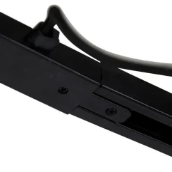 I-Stromversorgung mit quadratischer Montageplatte für 1-phasige Schiene schwarz - Iconic