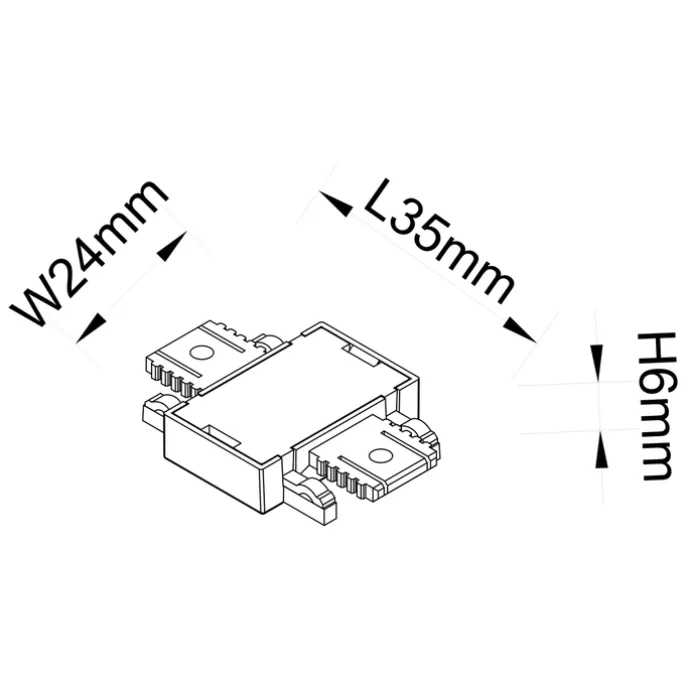 I-Verbinder Schiene Schwarz 1-phasig - Magnetic