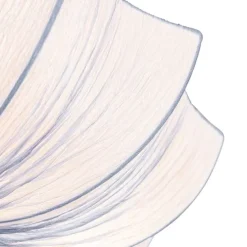 Japandi Deckenleuchte Grau Seide 52cm 3-flammig - Plu